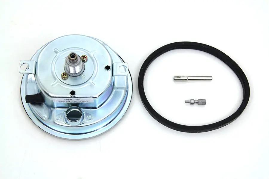 V-Twin Replica 2:1 Speedometer with Orange Needle for Harley Davidson FL Models by V-Twin