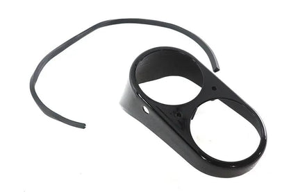 V-Twin FXDL Dash Panel Black Part Number 76450B for Harley Davidson FXDL Models by V-Twin