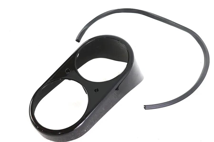 V-Twin FXDL Dash Panel Black Part Number 76450B for Harley Davidson FXDL Models by V-Twin
