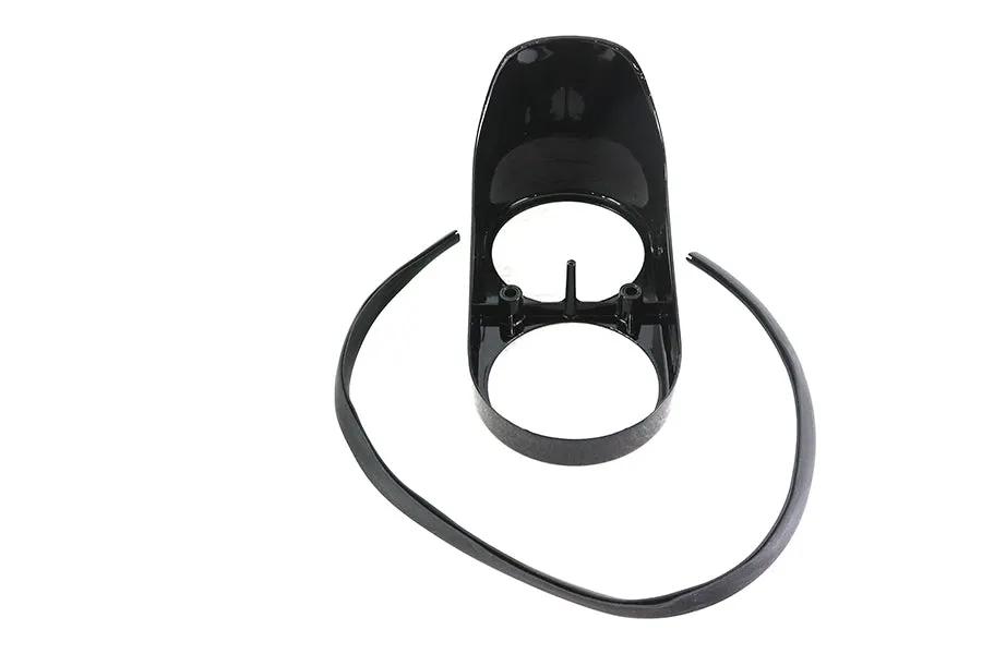 V-Twin FXDL Dash Panel Black Part Number 76450B for Harley Davidson FXDL Models by V-Twin