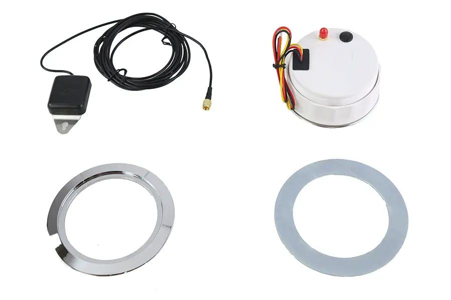 V-Twin 85mm GPS Speedometer Kit for Harley Davidson FL Models by V-Twin