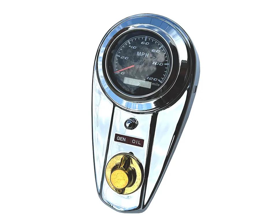 V-Twin 85mm GPS Speedometer Kit for Harley Davidson FL Models by V-Twin