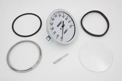 V-Twin Replica 2:1 Speedometer with Black Needle for Harley Davidson FL (Part #70848DWO) by V-Twin