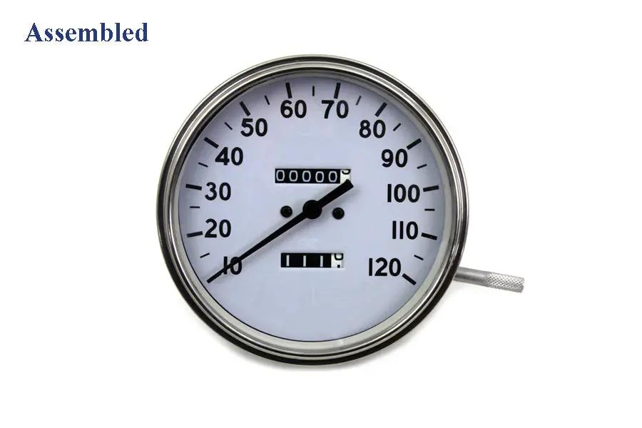 V-Twin Replica 2:1 Speedometer with Black Needle for Harley Davidson FL (Part #70848DWO) by V-Twin