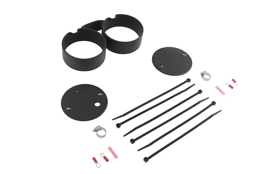 V-Twin Dual Gauge Mount Bracket Black for Harley Davidson FXD (1995-2004) by V-Twin