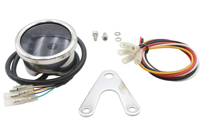 V-Twin Mini 60mm Electronic Speedometer with Extension Harness by V-Twin