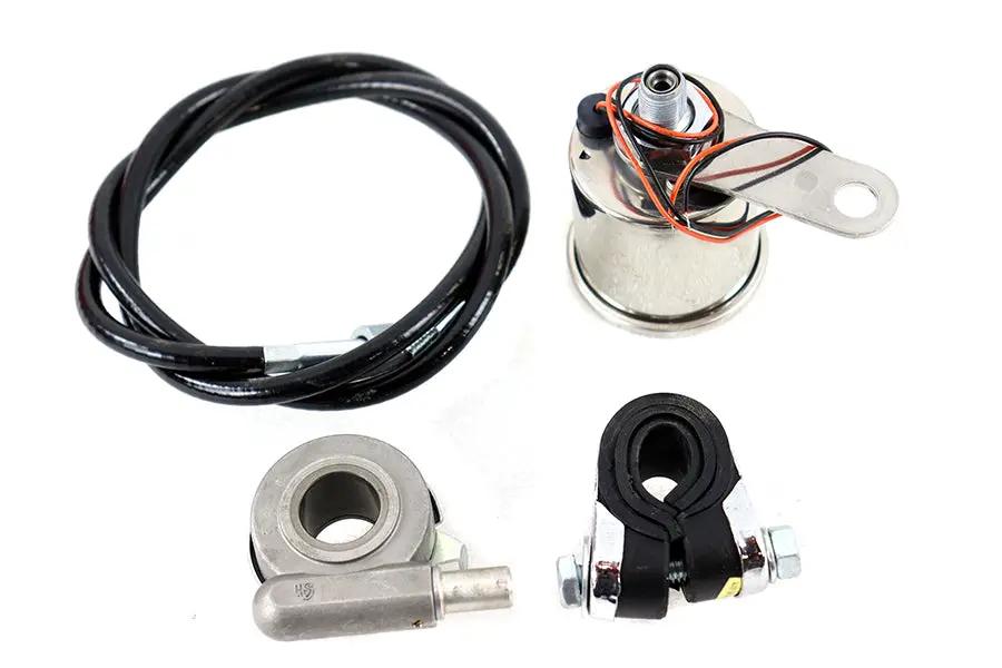 V-Twin Deco Mini 48mm Speedometer Kit with 2:1 Ratio by V-Twin