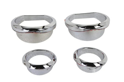 V-Twin Gauge Trim Kit Chrome for Harley Davidson FLH (2014-2023) by V-Twin