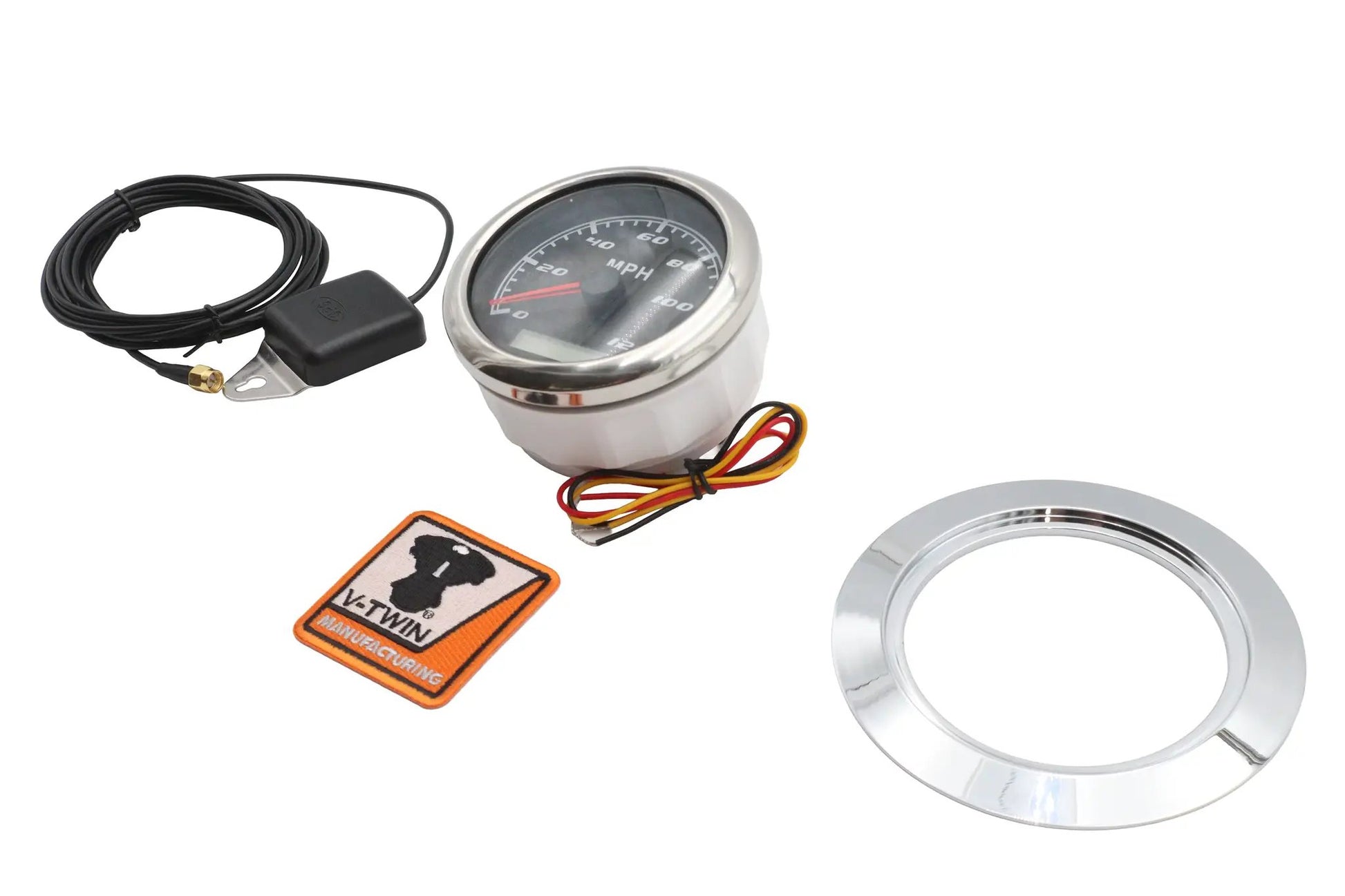 V-Twin 85mm GPS Speedometer Kit for Harley Davidson FL Models by V-Twin