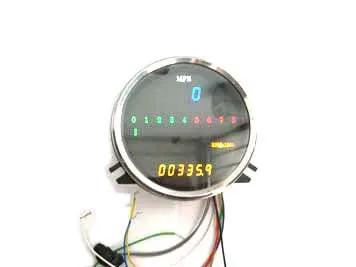 V-Twin Digital Electronic Speedometer with Tachometer for Harley Davidson (Part #76744A) by V-Twin