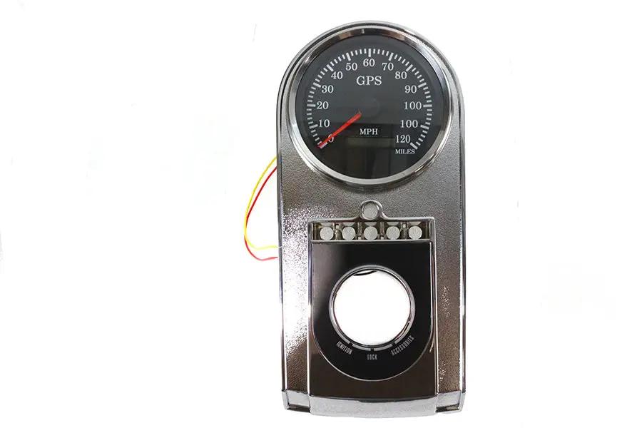 V-Twin 83144 5 Inch GPS FL Speedometer Gauge for Harley Davidson Models from 1996 to 2005 by V-Twin