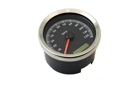 V-Twin Programmable Gauge with Black Face for Harley Davidson FXD & XL (Part #83110B) by V-Twin