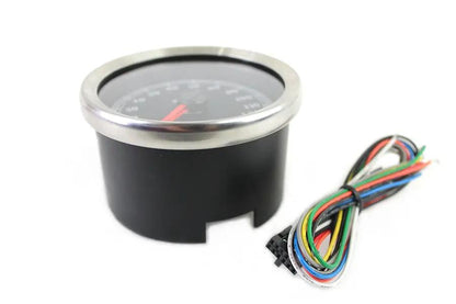 V-Twin Programmable Gauge with Black Face Part 83118B – 3-3/8 inch Diameter by V-Twin