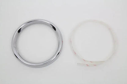 V-Twin 4 Inch Gauge Bezel Cover Chrome Part 77844 for Harley Davidson FLHT and FLTR by V-Twin