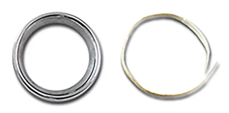 V-Twin 2 Inch Gauge Bezel Cover Chrome for Harley Davidson FLH Models (Part #77845) by V-Twin