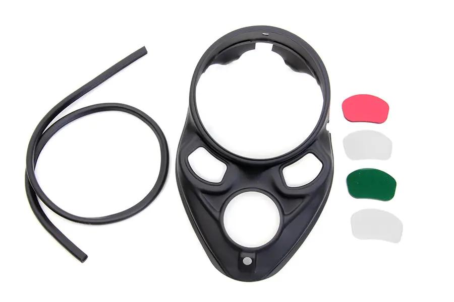 V-Twin Black Dash Panel for 1938 Harley Davidson EL, UL, WL — Part No. 12-0070AGBVT by V-Twin
