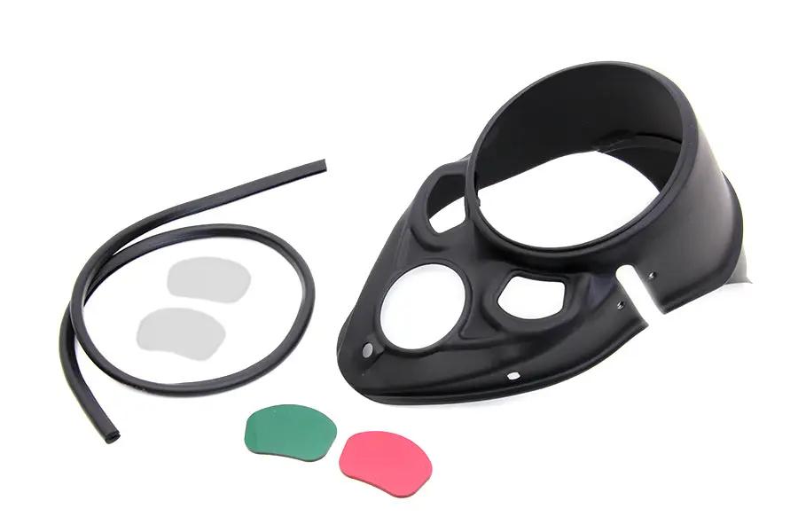 V-Twin Black Dash Panel for 1938 Harley Davidson EL, UL, WL — Part No. 12-0070AGBVT by V-Twin