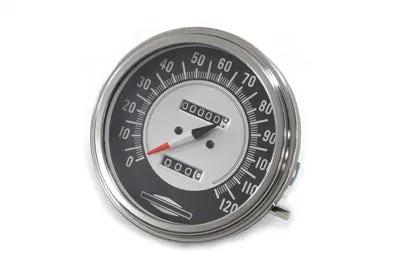 V-Twin Speedometer with 2:1 Ratio for Harley Davidson FL 1941-1950 by V-Twin