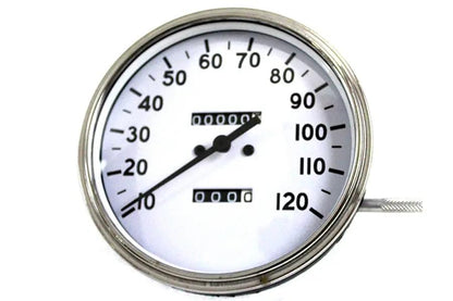 V-Twin Replica 2:1 Speedometer with Black Needle for Harley Davidson FL 1941-1950 by V-Twin