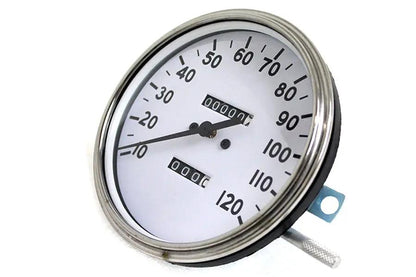 V-Twin Replica 2:1 Speedometer with Black Needle for Harley Davidson FL 1941-1950 by V-Twin