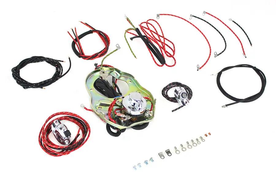 V-Twin 36-37 DSH Assy Knucklehead Dash Base Assembly for Harley Davidson EL/UL by V-Twin