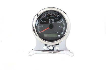 V-Twin 39-0839 Tachometer Gauge with Built-In Hour Meter for 2-4 Cylinder Engines by V-Twin