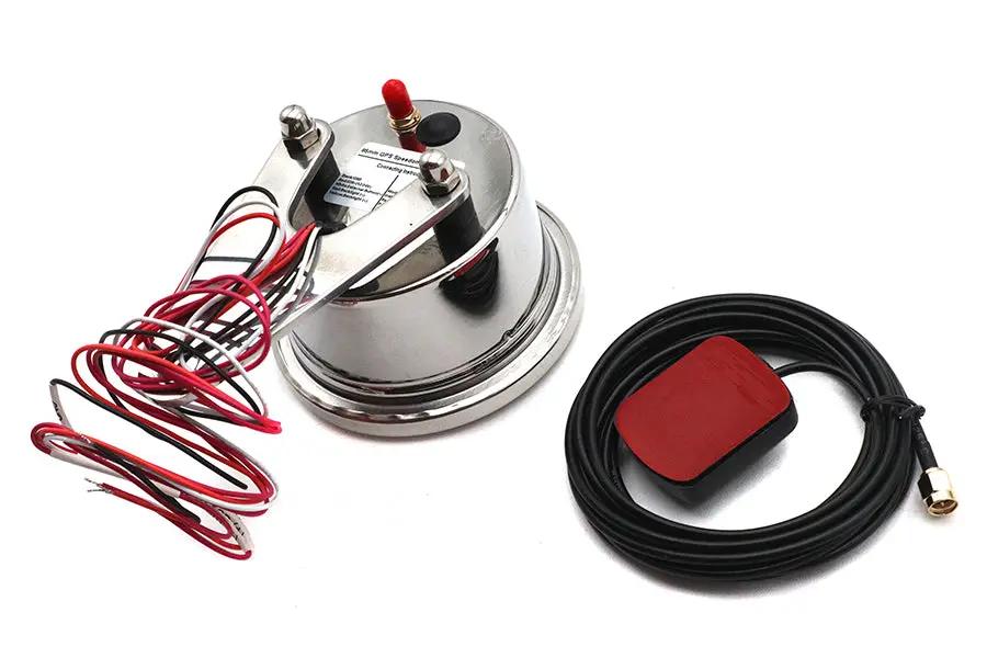V-Twin 85mm GPS Speedometer Chrome (Part #83147) by V-Twin