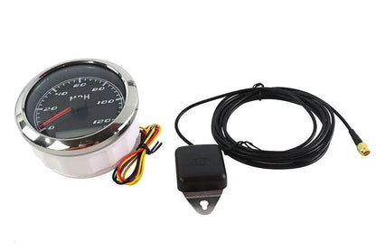 V-Twin 85mm GPS Speedometer Gauge with Built-in GPS - Part #83139 by V-Twin