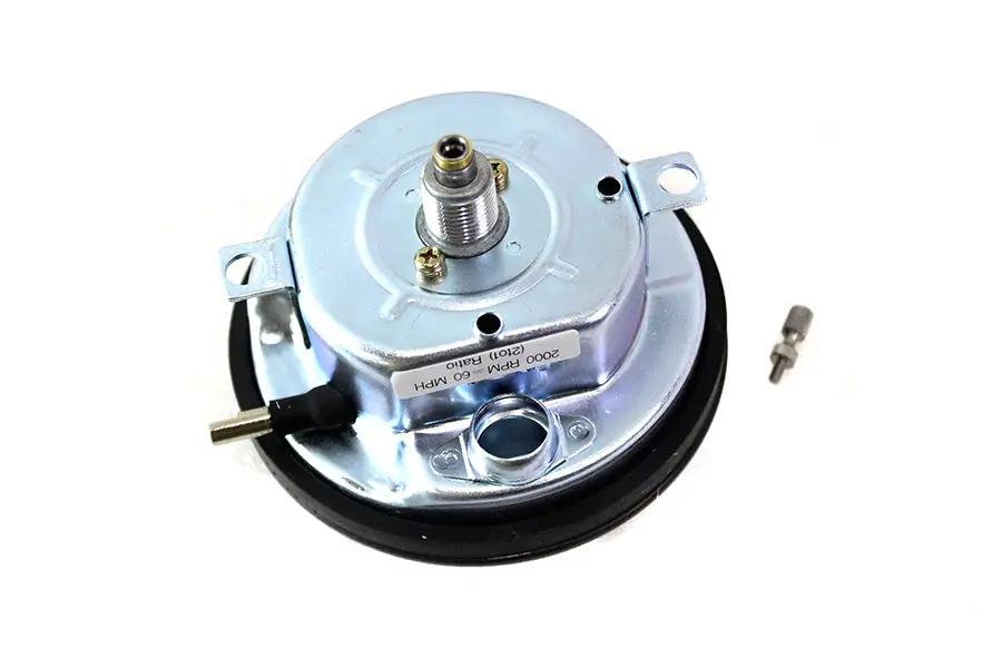 V-Twin Speedometer with 2:1 Ratio and White Needle for Harley Davidson FL (1941-1950) by V-Twin