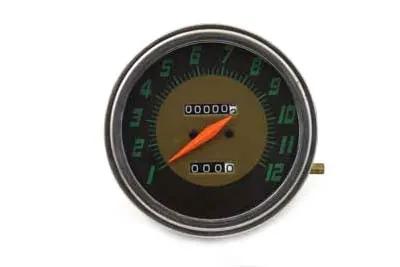 V-Twin 39-0865 Speedometer with 4-1/4 Inch Lens Diameter for Harley Davidson Motorcycles by V-Twin
