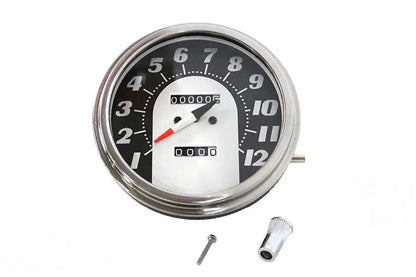 V-Twin 1962-1967 Replica 1:1 FL Speedometer with Accurate Face Design by V-Twin