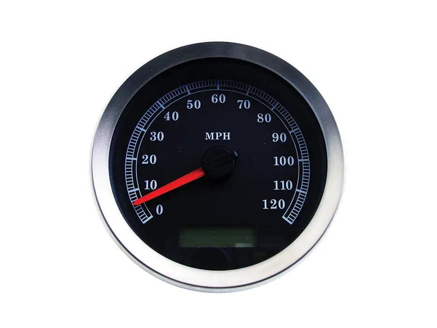V-Twin 4 Inch Electronic Speedometer Assembly for Harley Davidson FXD and XL Models by V-Twin