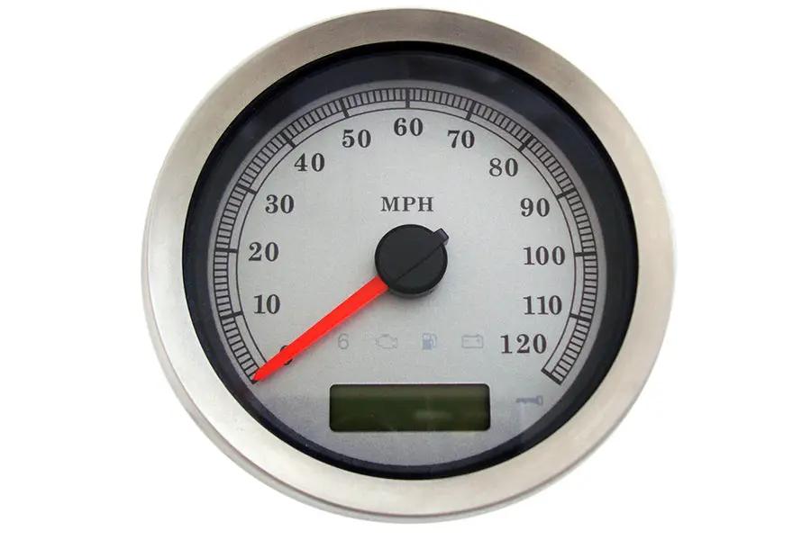 V-Twin 4 Inch Electronic Speedometer Assembly for Harley Davidson FXD & XL Models by V-Twin