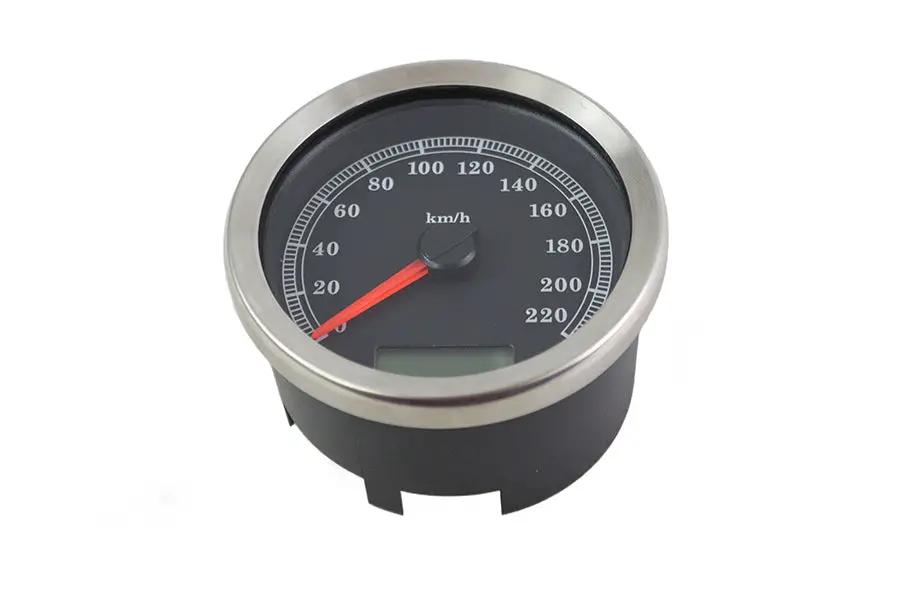 V-Twin 4 Inch Electronic Speedometer Assembly for Harley Davidson FXD and XL Models by V-Twin