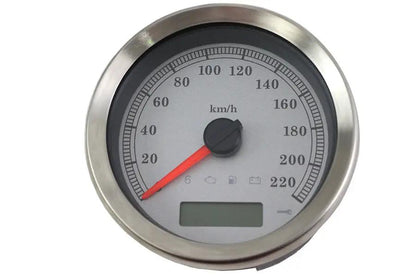 V-Twin 83101S 4 Inch Electronic Speedometer Assembly for Harley Davidson FXD & XL Models by V-Twin