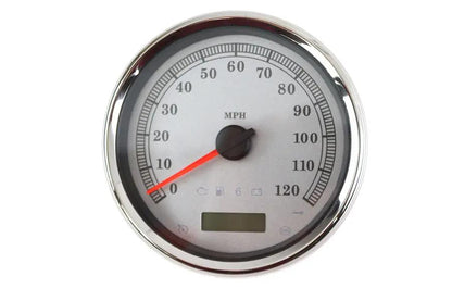 V-Twin 83104S 5 Inch Electronic Speedometer Assembly for Harley Davidson FXD and FLST Models by V-Twin