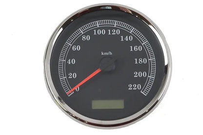 V-Twin 83105B 5-Inch Electronic Speedometer Assembly Black for Harley Davidson FXD & FLST Models by V-Twin