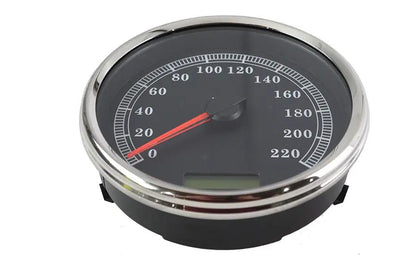 V-Twin 83105B 5-Inch Electronic Speedometer Assembly Black for Harley Davidson FXD & FLST Models by V-Twin
