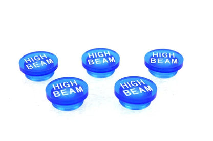Wyatt Gatling Part 70117E High Beam Blue Indicator Lenses for Harley Davidson FX & XL Models by Wyatt Gatling