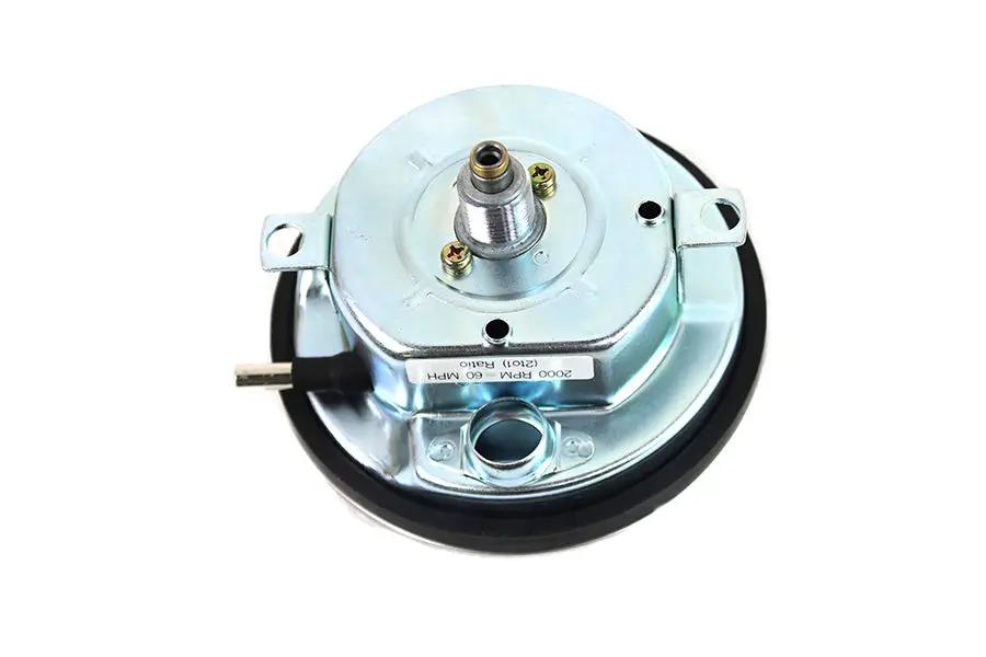V-Twin FLH 2:1 Ratio Replica Grey-Blue Face Speedometer for Harley Davidson FL (Part #70845G) by V-Twin