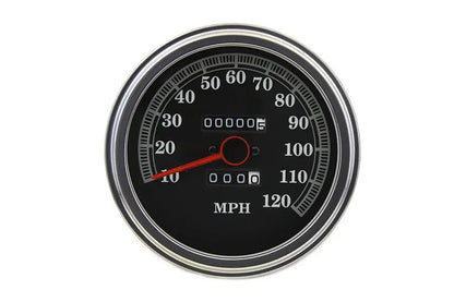 V-Twin Speedometer 2240:60 with Cancel Switch for Harley Davidson FXST & FLST Models by V-Twin