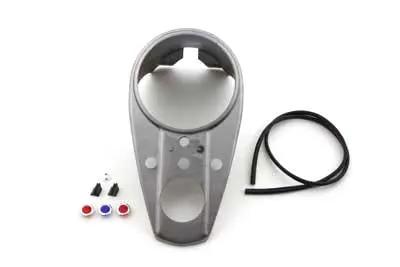 V-Twin Raw Three Light Dash Panel for Harley Davidson FL Models (Part #12-0033R) by V-Twin