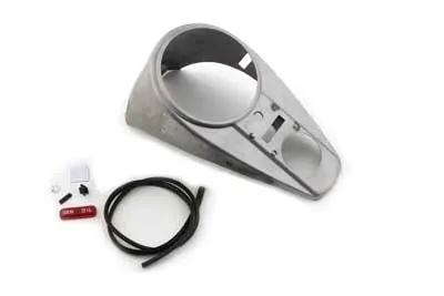 V-Twin Raw Two Light Dash Panel for 1947-1956 Harley Davidson FL by V-Twin