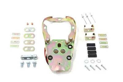 V-Twin 90062A Two Light Dash Base Kit for Harley Davidson FL Models by V-Twin