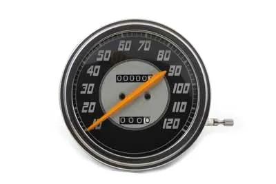 V-Twin Speedometer with 2:1 Ratio and Orange Needle for Harley Davidson FL (1941-1950) by V-Twin