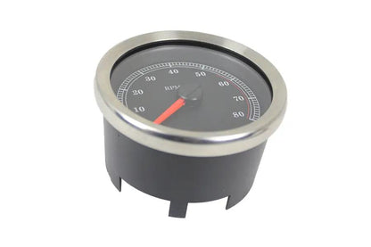 V-Twin 83114B 4 Inch Black Electronic Tachometer for Harley Davidson FLHT Models by V-Twin
