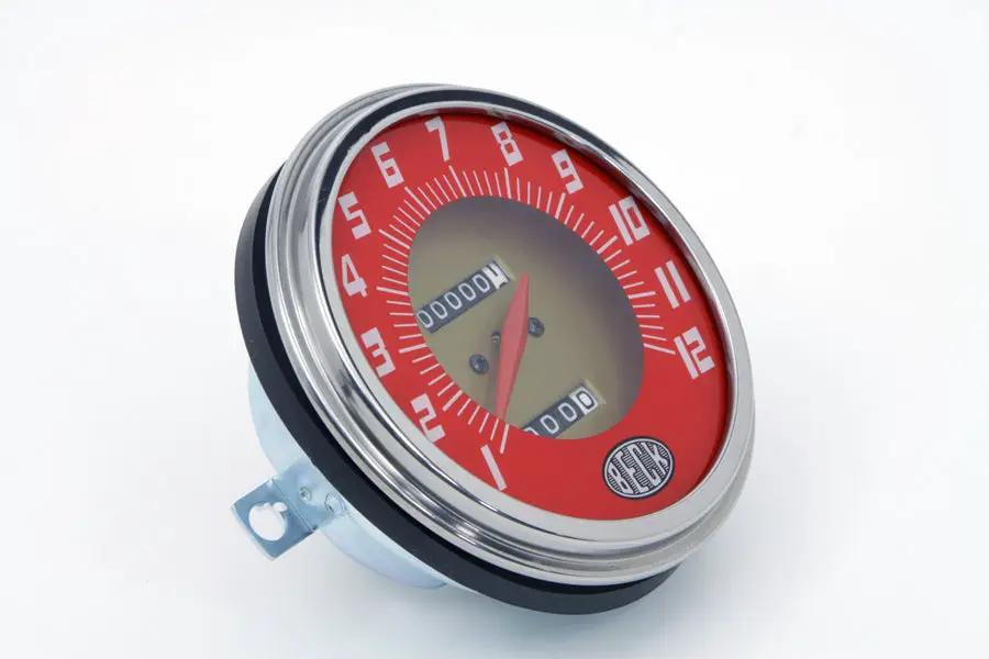 V-Twin Replica Speedometer with 2:1 Ratio for Harley Davidson FL 1955 - 4-1/4 inch Lens by V-Twin