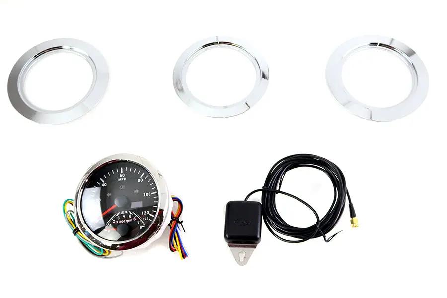 V-Twin 85mm GPS Speedometer and Tachometer Kit for Harley Davidson FL (1941-1950) by V-Twin