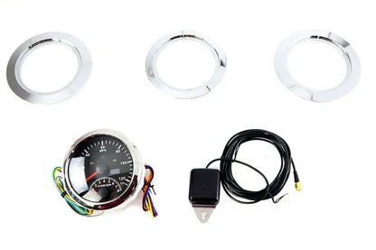 V-Twin 85mm GPS Speedometer and Tachometer Kit for Harley Davidson FL (1941-1950) by V-Twin