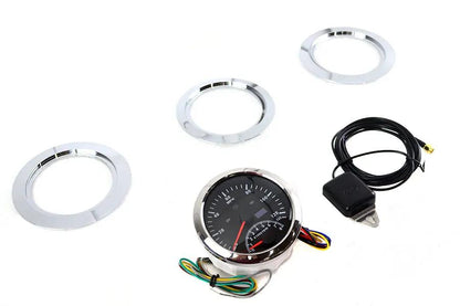 V-Twin 85mm GPS Speedometer and Tachometer Kit for Harley Davidson FL (1941-1950) by V-Twin
